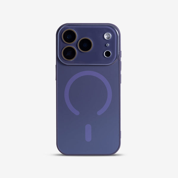 Dark Purple | iPhone MagSafe Matte Mirror Case