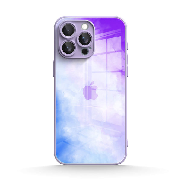 Purple Blue | IPhone Series Tempered Glass Case