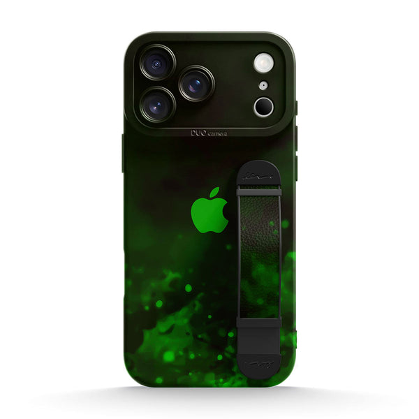 Black Green | iPhone Series Multifunctional Wristband Case