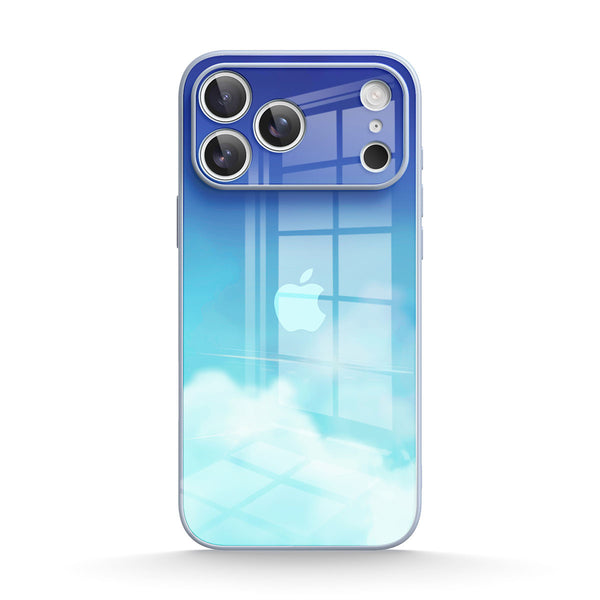 Sky Blue | IPhone Series Tempered Glass Case