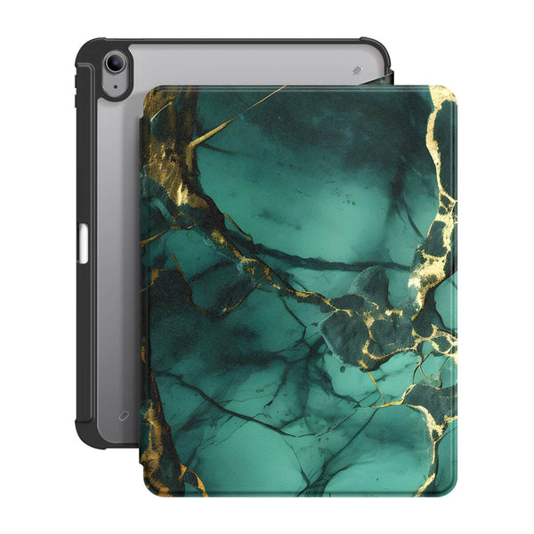 Broken Agate Green | iPad Series Snap 360° Stand Impact Resistant Case