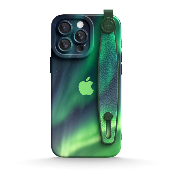 Aurora Green | iPhone Series Multifunctional Wristband Case