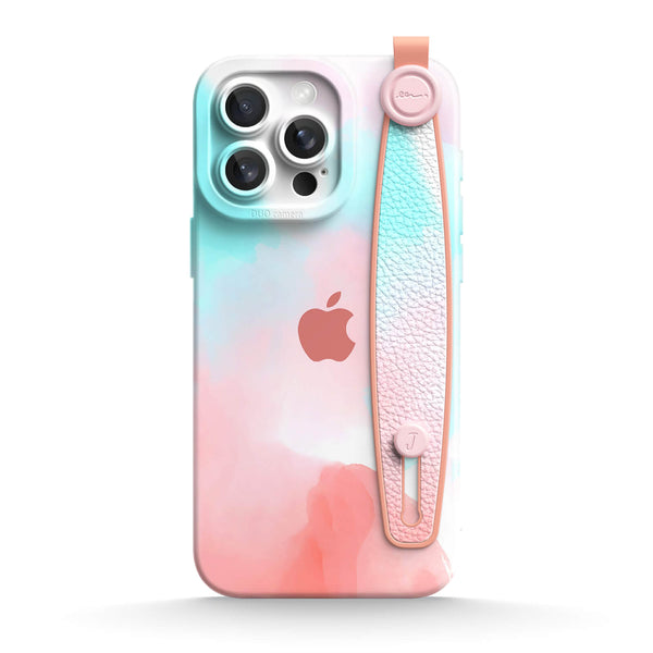 Summer Lotus Color | iPhone Series Multifunctional Wristband Case