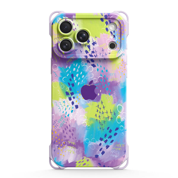 Fluttering-Lavender | iPhone Series Ultra Impact Resistant Protective Case