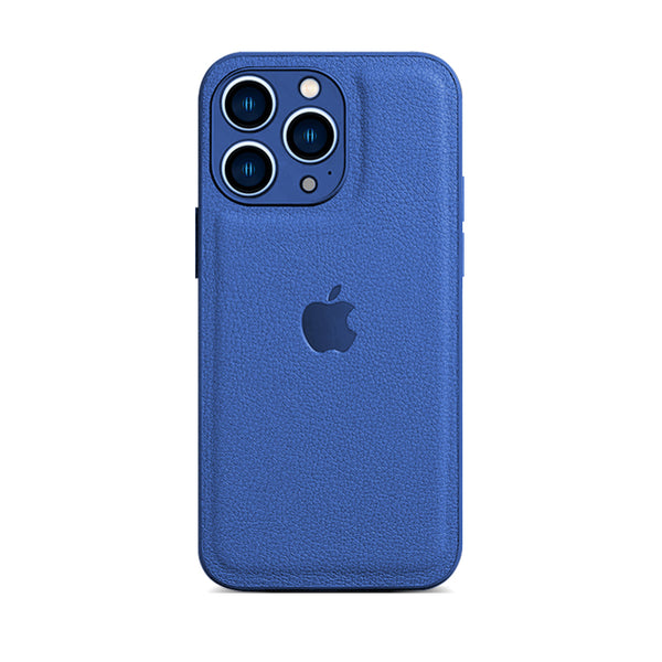 Navy Blue | iPhone Leather Phone Case