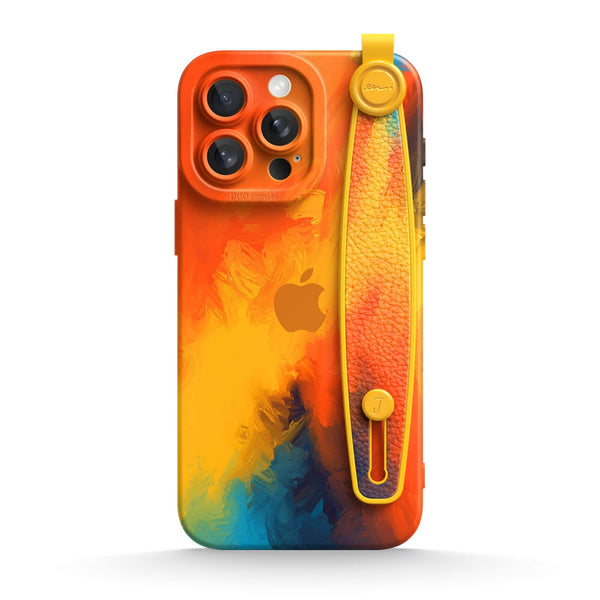 Phoenix Feather | iPhone Series Multifunctional Wristband Case