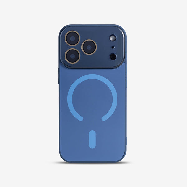 Navy Blue | iPhone MagSafe Matte Mirror Case