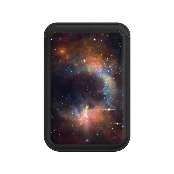 Meniscus Nebula | Leather Wallet with MagSafe