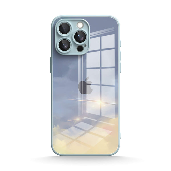 Sea Fog Blue | IPhone Series Tempered Glass Case