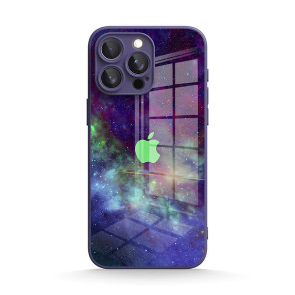 Psychedelic Purple World | IPhone Series Tempered Glass Case