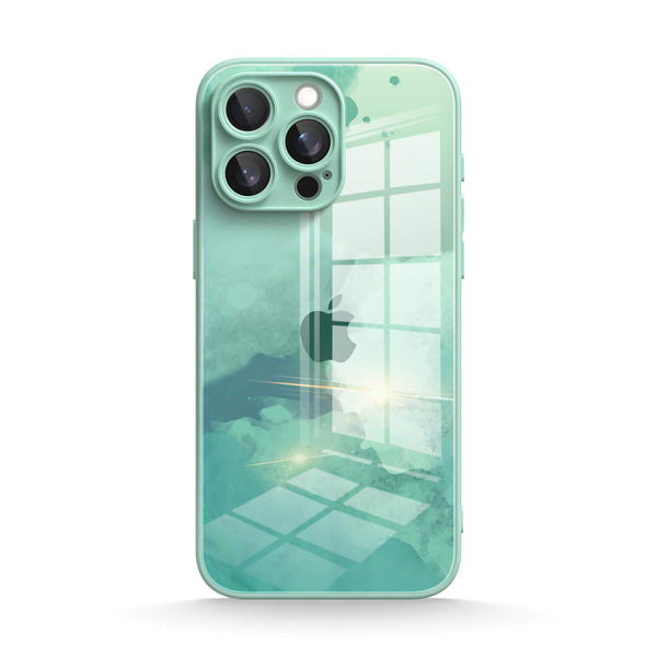 Lotus Leaf Green | IPhone Series Tempered Glass Case