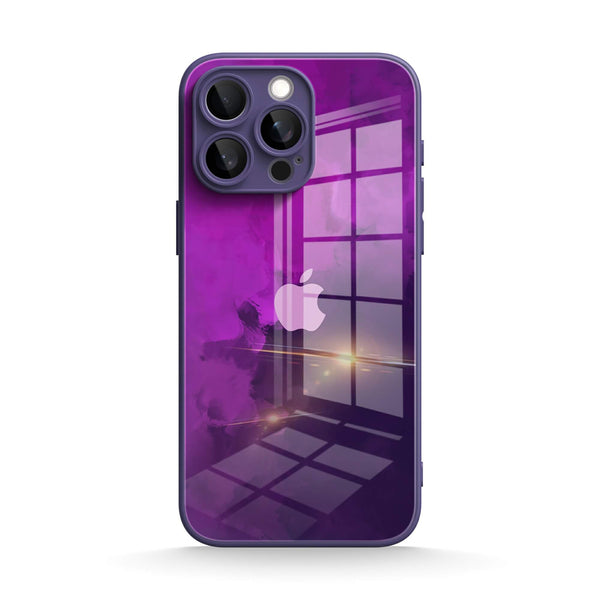 Dark Purple | IPhone Series Tempered Glass Case