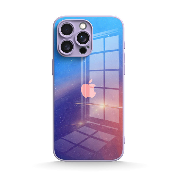 Polar-Purple to Pink | IPhone Series Tempered Glass Case