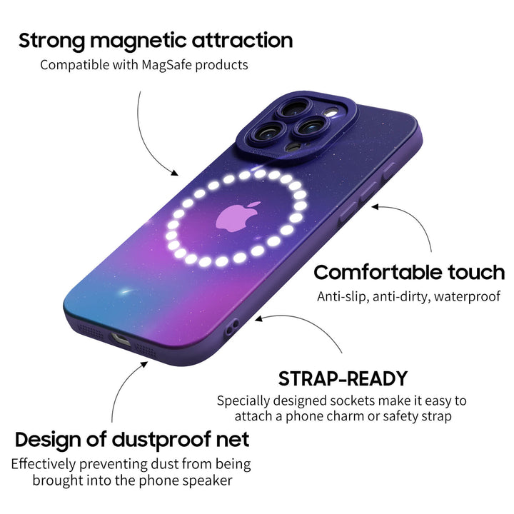 Magnetic Storm-Midnight | IPhone Series Impact Resistant Protective Case