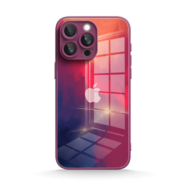 Fiery Red | IPhone Series Tempered Glass Case