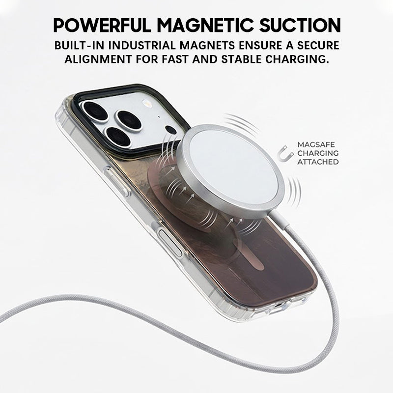 Blue | iPhone MagSafe Glacier Texture Case – Magpiec
