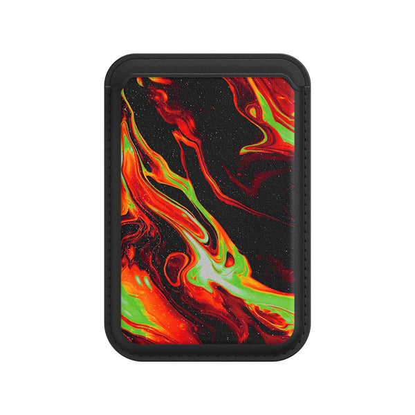 Hell Flame | Leather Wallet with MagSafe