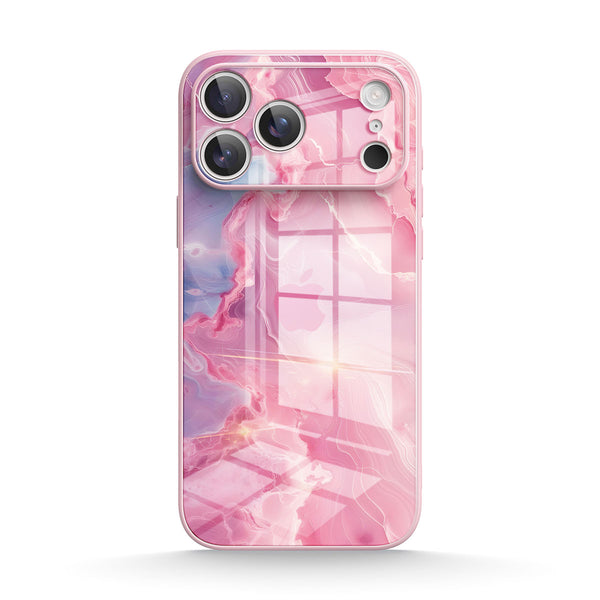Jadeite Pink |IPhone Series Tempered Glass Case