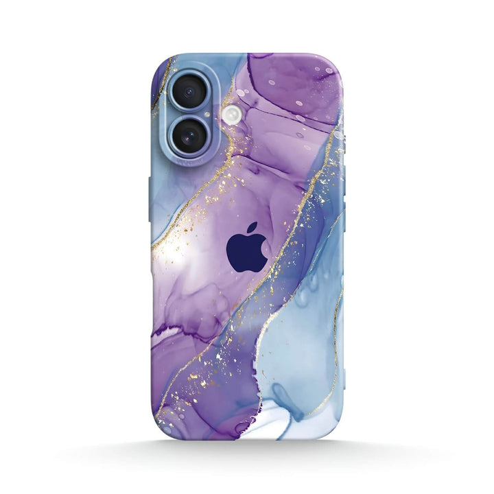 Purple Blue Gilt | IPhone Series Impact Resistant Protective Case