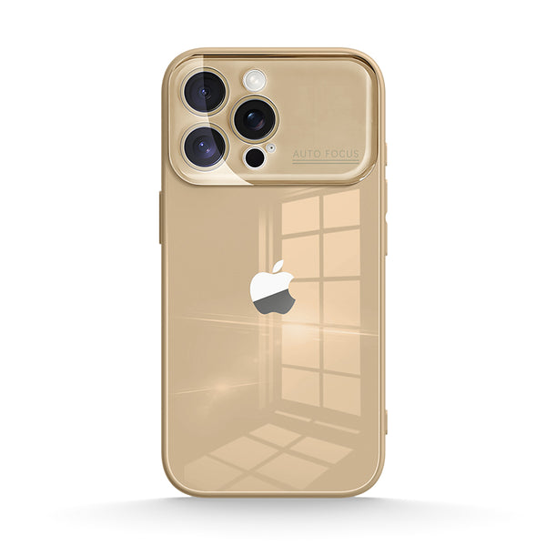 Brown | iPhone Window Tempered Glass Case
