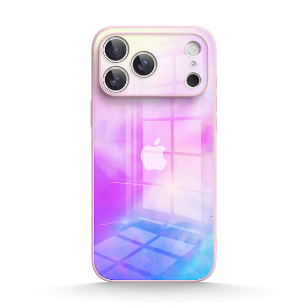 Pink and Purple Fantasy | IPhone Series Tempered Glass Case