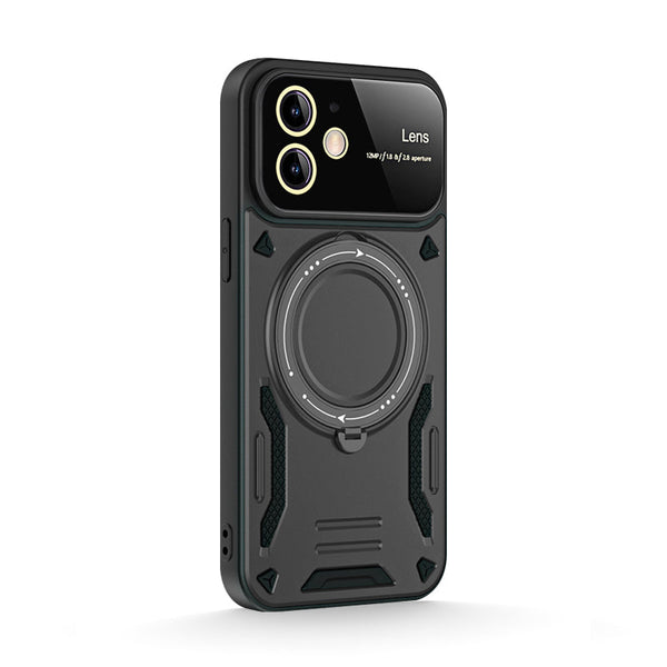 Black | iPhone Window MagSafe Stand Ring Case