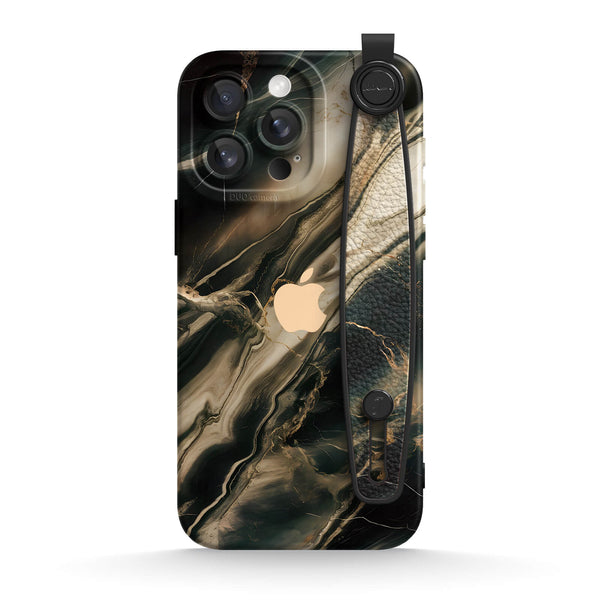 Gilded Black | iPhone Series Multifunctional Wristband Case