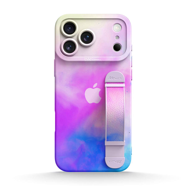 Pink and Purple Fantasy | iPhone Series Multifunctional Wristband Case