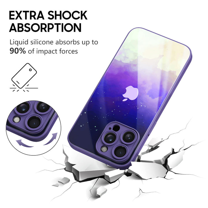 Astral Purple Blue | IPhone Series Impact Resistant Protective Case