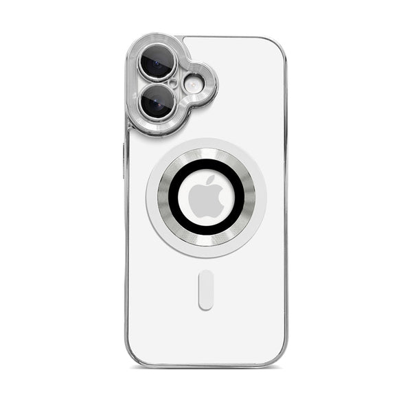 Elegant White | iPhone Magsafe Electroplating Original Color Case