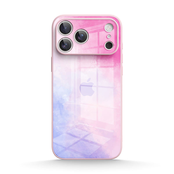 Light Powder Blue | IPhone Series Tempered Glass Case