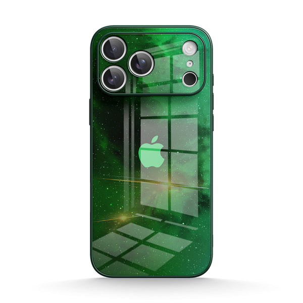 Night Star Green | IPhone Series Tempered Glass Case