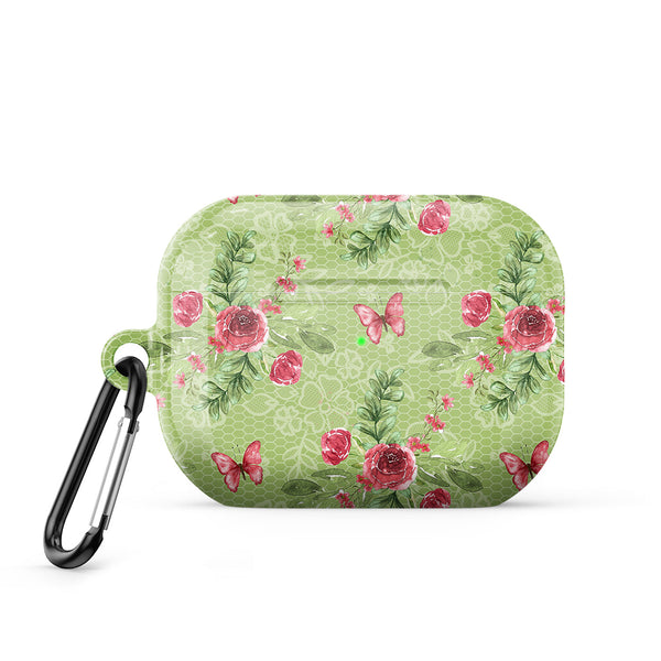 Butterfly Among Flowers | AirPods Series Shockproof Protective Case