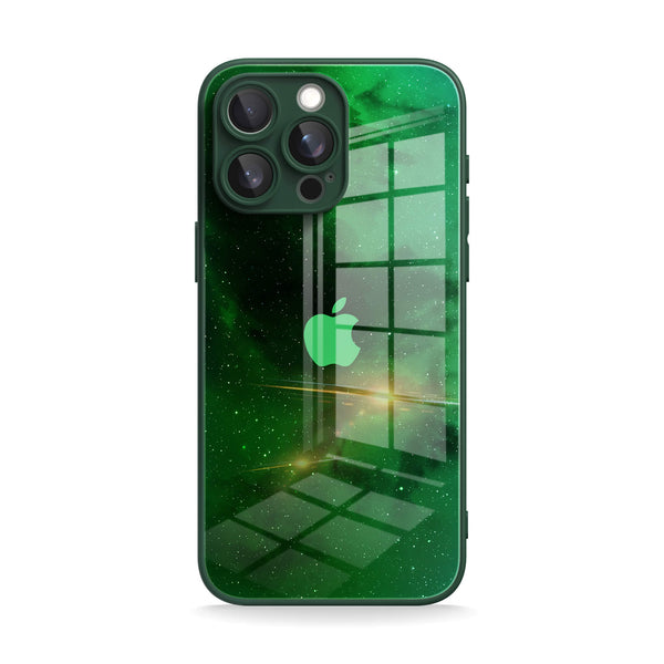 Night Star Green | IPhone Series Tempered Glass Case