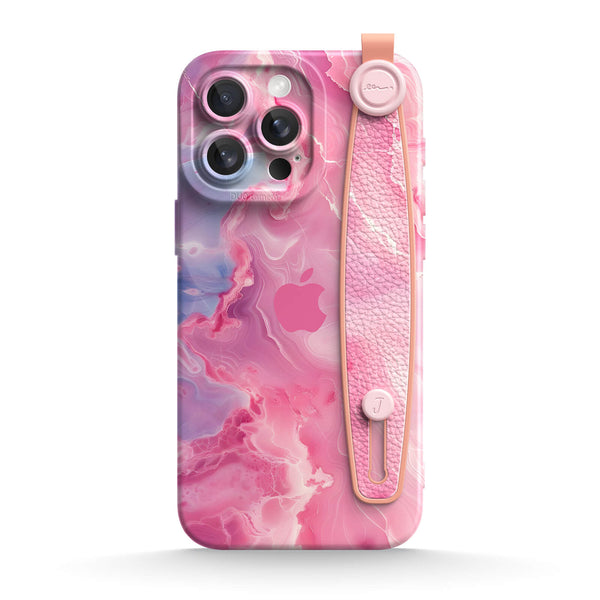 Jadeite Pink | iPhone Series Multifunctional Wristband Case