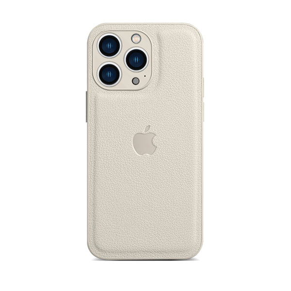 Antique White | iPhone Leather Phone Case