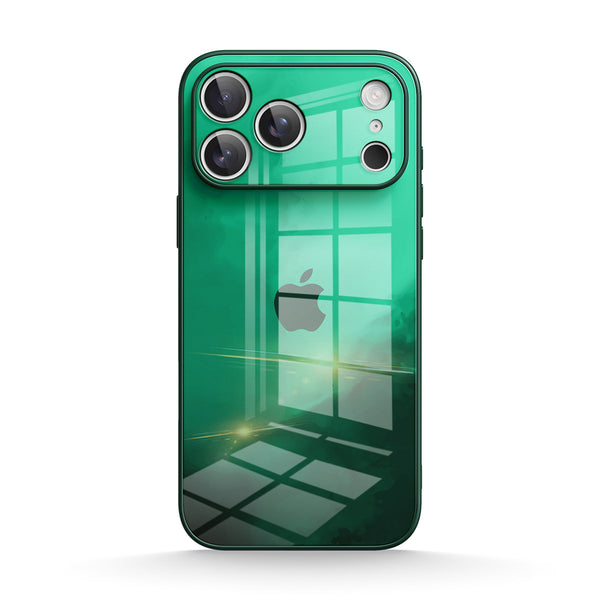 Midnight Green | IPhone Series Tempered Glass Case