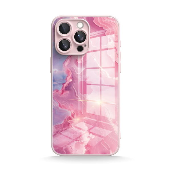 Jadeite Pink |IPhone Series Tempered Glass Case