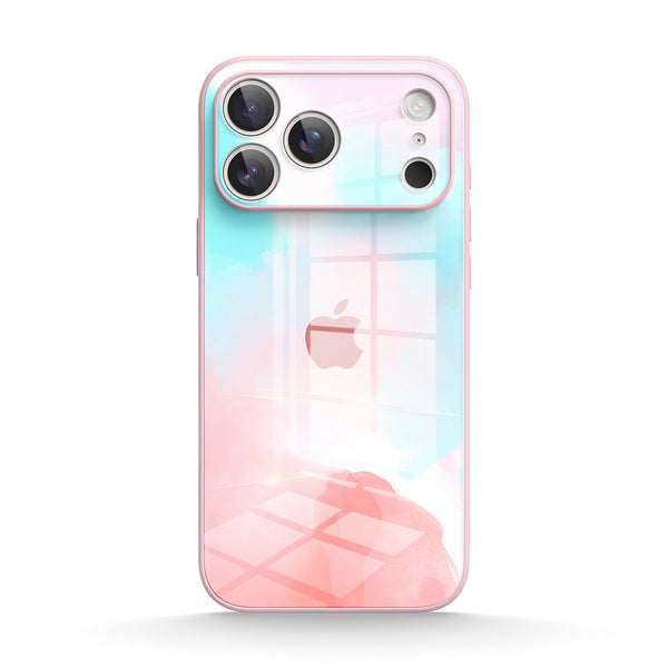 Summer Lotus Color | IPhone Series Tempered Glass Case