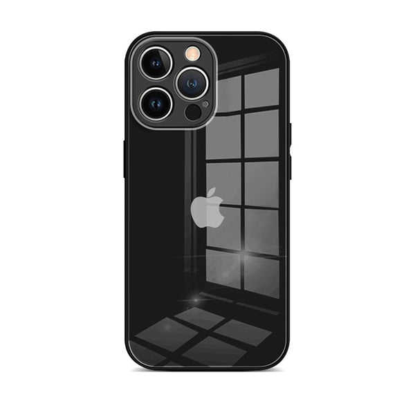 Black | Tempered Glass Phone Case