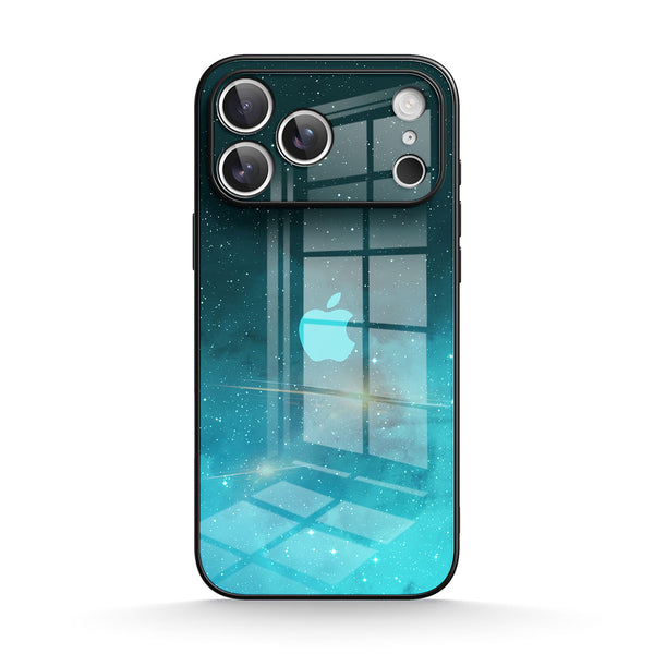 Fluorescent Star Blue | IPhone Series Tempered Glass Case