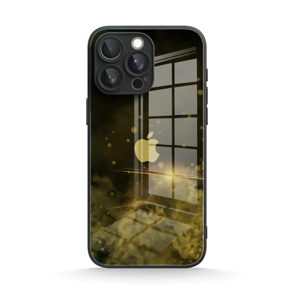 Black/Yellow | IPhone Series Tempered Glass Case