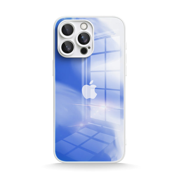 Blue and White | IPhone Series Tempered Glass Case