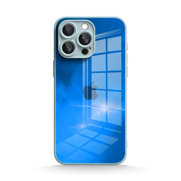 Blue Object | IPhone Series Tempered Glass Case