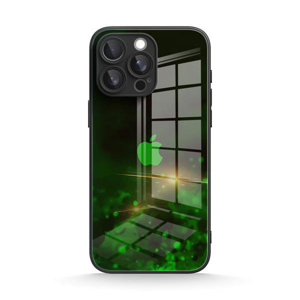 Black Green | IPhone Series Tempered Glass Case