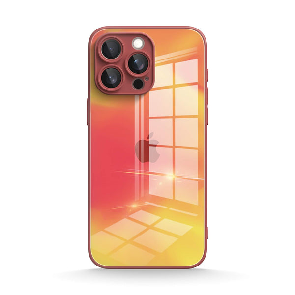 Fire Smoke Cloud | IPhone Series Tempered Glass Case