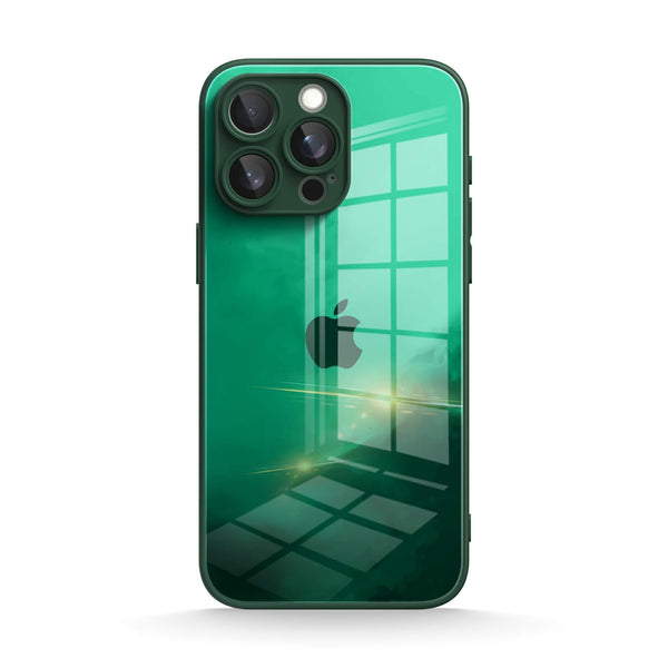 Midnight Green | IPhone Series Tempered Glass Case
