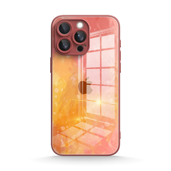 Orange Red Seaweed | IPhone Series Tempered Glass Case