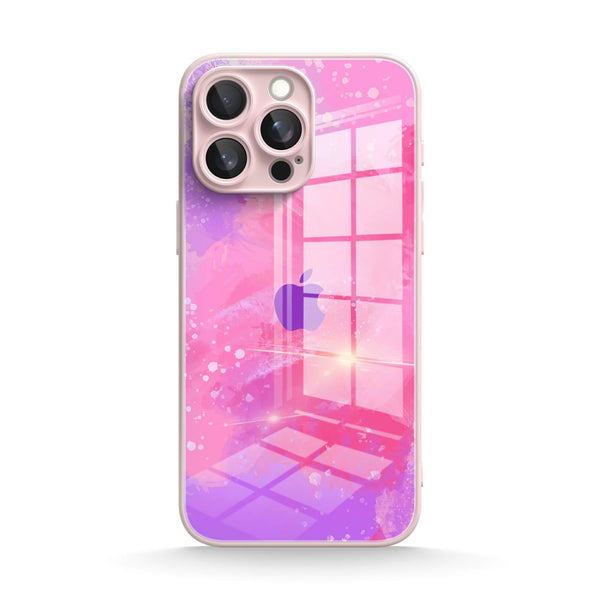 Pink Purple Coral | IPhone Series Tempered Glass Case