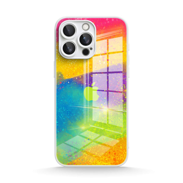Rainbow Candy | IPhone Series Tempered Glass Case